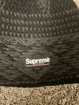 Supreme Diamond Beanie (FW 25) Black | eBay