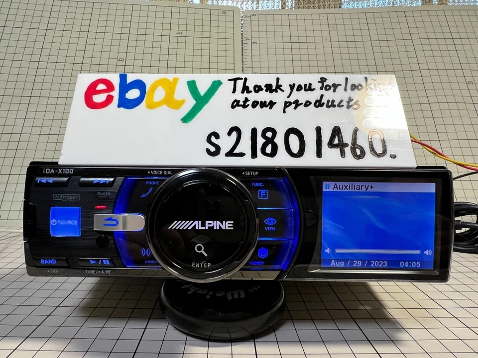 Alpine iDA-X100 MP3/WMA/AAC USB Player Audio Head Unit Bluetooth JDM Very Good - Image 2 of 4