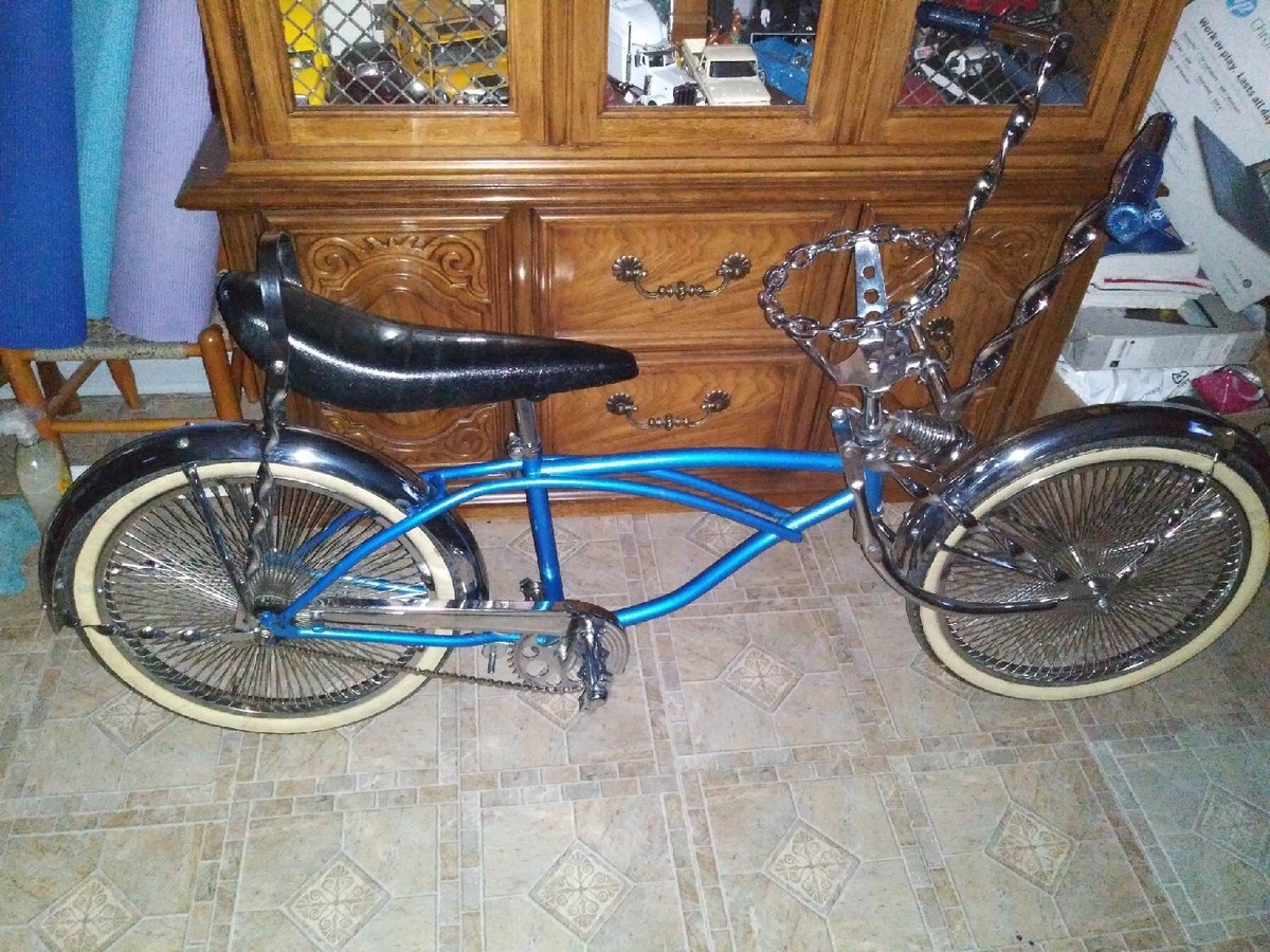 Blue Lowrider Bike Handlebars Lowrider Bike Handlebars BICYCLE