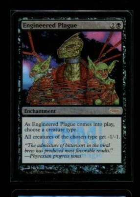 MRM ENGLISH FOIL Künstliche Pest (Engineered Plague) MTG magic DCI