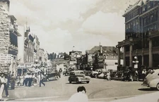 RPPC Postcard Main Street View Kenora Ontario Canada C1939 Theater Stores Cars