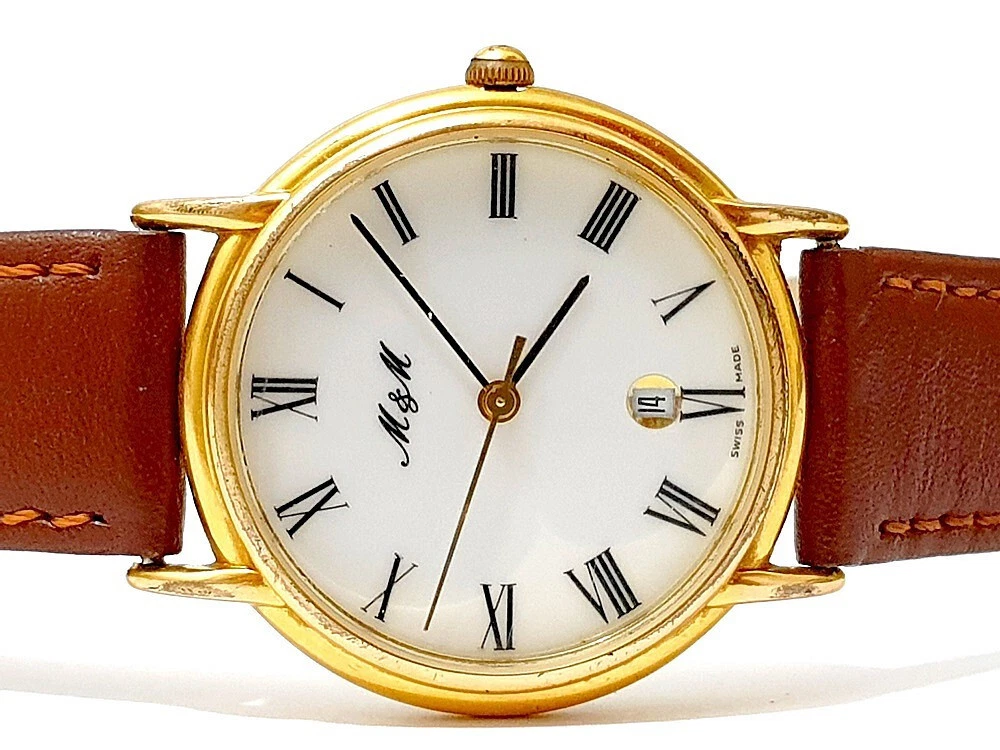 M&M 4897 ETA 956.414 Swiss Made Quarz Damen Armbanduhr um 1999 | eBay 