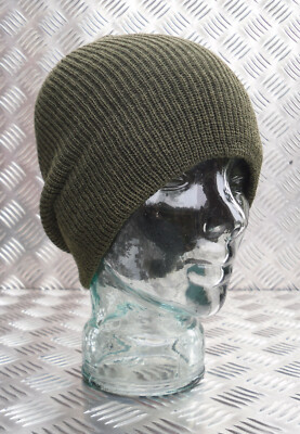 Grün / OD Strickmütze Beanie / Wollmütze - 100% Wolle - One Size - NEU