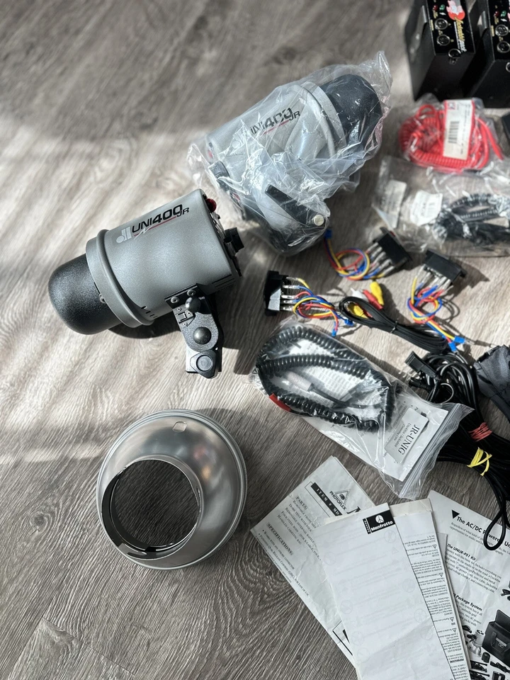 Dynalite Uni400jr UNIJR-LW2 Package System, UNIJR-PS1 Kit, carrying bag, - Image 2 of 4