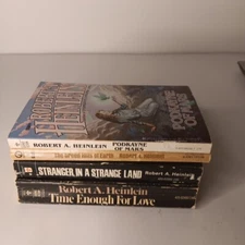 Heinlein Lot of 4 MMPBs: Stranger In A Strange Land, Podkayne Of Mars, Green Hil