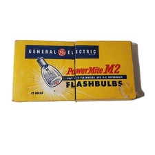 GENERAL ELECTRIC FLASHBULBS Power Mite M2: 11 flash Bulbs