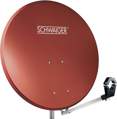 Schwaiger SAT Spiegel Aluminium 73cm Satellitenschüssel HD tauglich anthrazit
