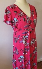 Debenhams Mantaray dress ethnic, boho floral, tie waist - 8