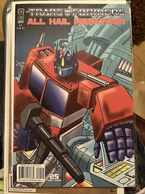 The Transformers: All Hail Megatron #9 (2009, IDW) 1:10 Variant Optimus Prime
