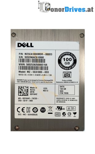 Dell - MZ-5EA1000-0D3 - 100 GB - SATA - Pcb. *