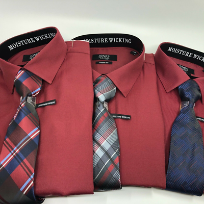 Jones New York Signature Men's Dress Shirt & TIE Slim Fit Wrinkle Free | eBay Jones New York Signature Men's Dress Shirt & TIE Slim Fit Wrinkle Free | eBay