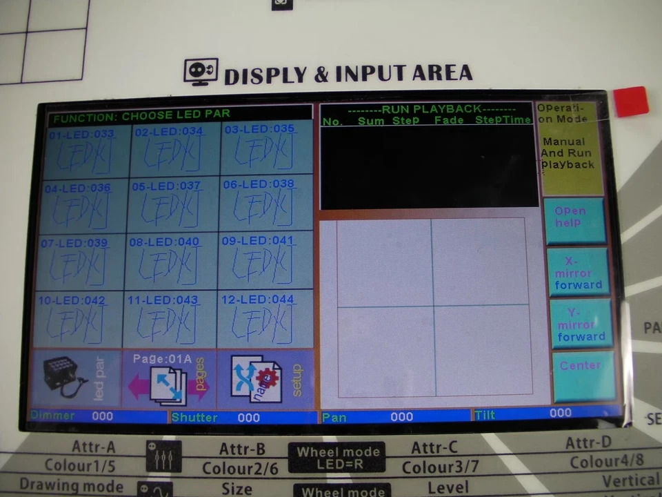Touch Drawing 1024 DMX Controller Stage Light Remote Console with Flightcase - Image 4 of 4