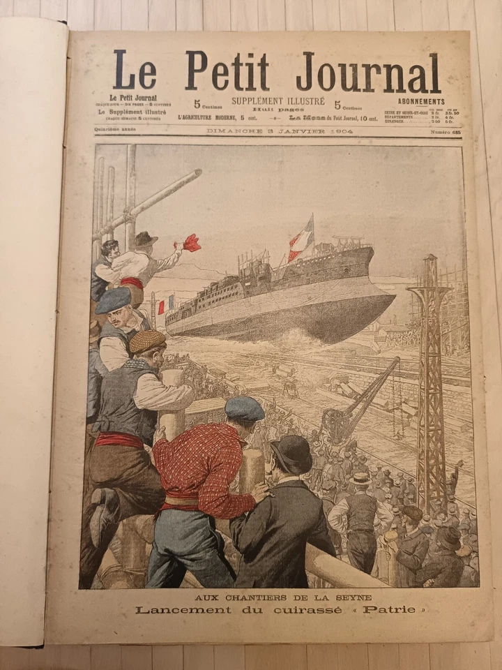 Le petit journal. Année 1904 du nr 685 au 736 complet 51 journaux - Photo 3/4