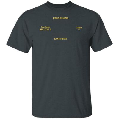 Men's Kanye West Jesus Is King Album 2019 T-Shirt Blue - Unisex S