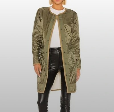 Alpha Industries Women s Reversible Faux Sherpa Coat Jacket XS NWT