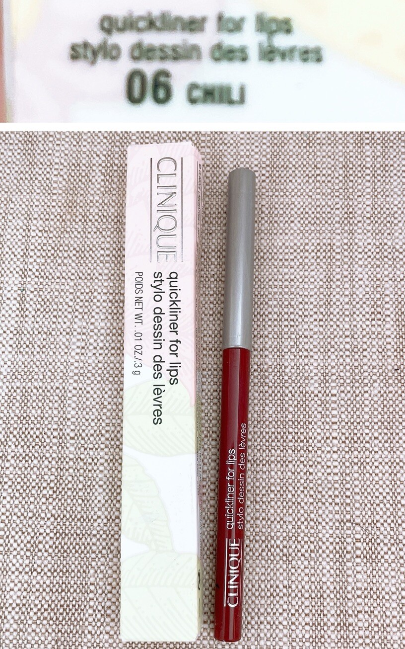 Clinique Quickliner For Lips Lip Liner, 06 Chili, NIB eBay