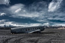 Landscape nature iceland nordic s aircraft vehicle Custom Gaming Mat Desk