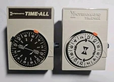 (2) Vintage Intermatic Time-All Timer LOT of 2 - Model D111 Timers - (For Parts)