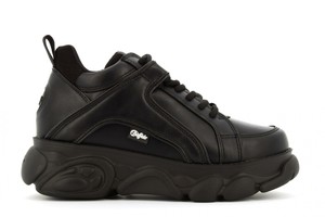 Buffalo scarpe donna sneakers basse con piattaforma CORIN NERO A19 | eBay