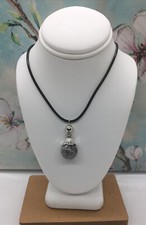 20-22" Snowcone Stone Necklace Healing Crystal Quartz Chakra Reika New 2914