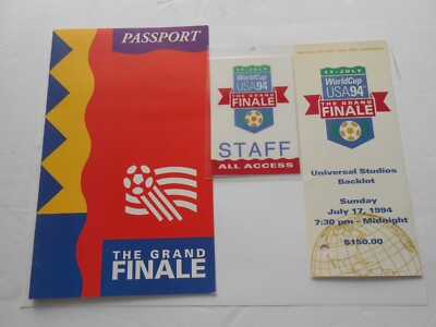 World Cup USA94: FIFA; Grand Finale Ticket;Entertainment Card + T