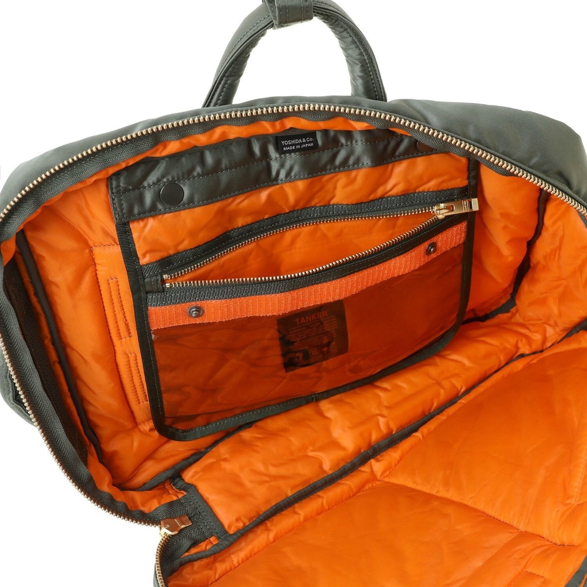 PORTER TANKER 3WAY DOCUMENT BAG 622-26108 Sage Green Yoshida & Co