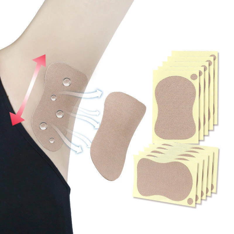 20PC Antiperspirant Soft Armpit Patches Underarm Dress Sticker Sweat-Absorbent
