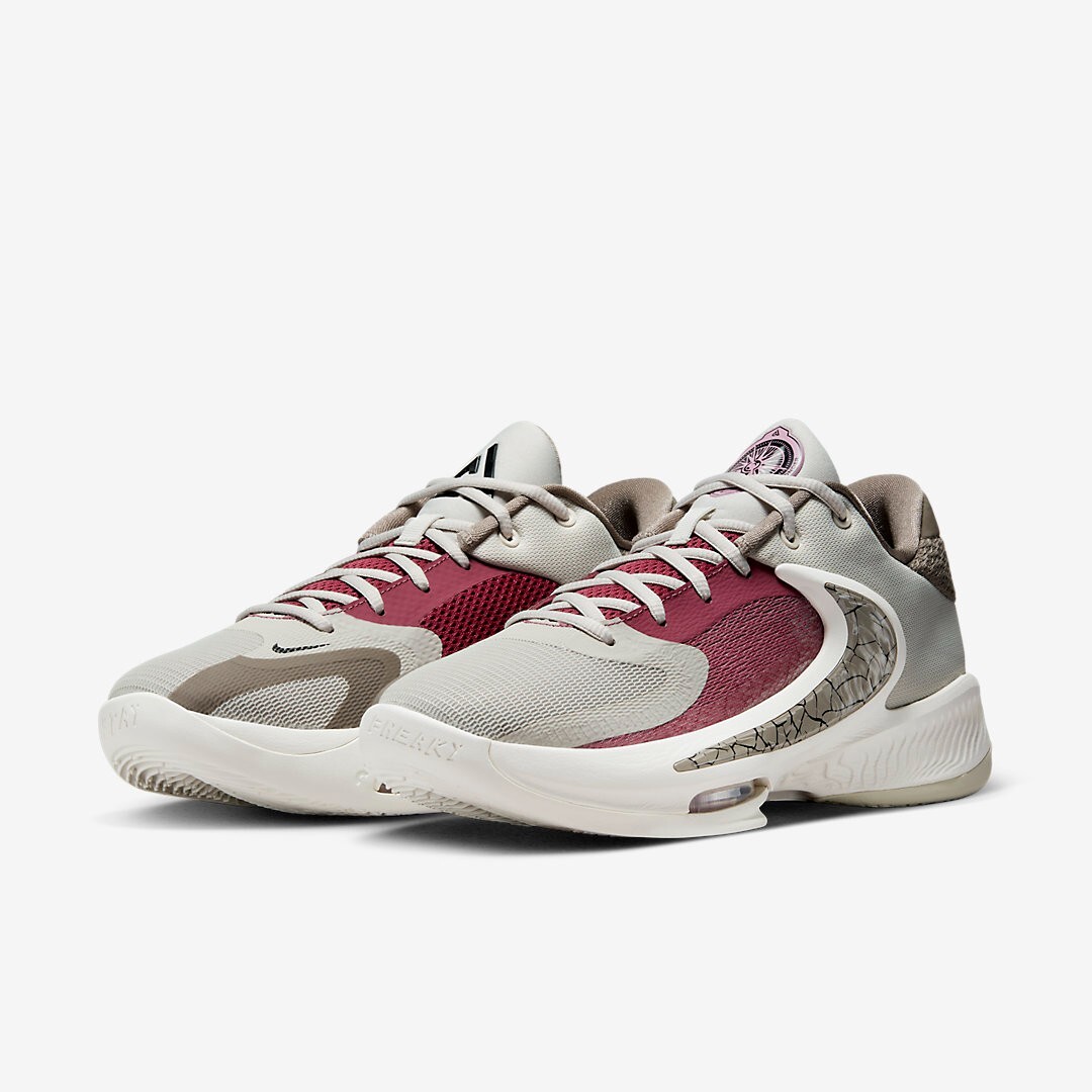 Nike Zoom Freak 4 DJ6149 002 Bone Fossil Sail Beet GOLD Men Nike Zoom Freak 4 DJ6149 002 Bone Fossil Sail Beet GOLD Men