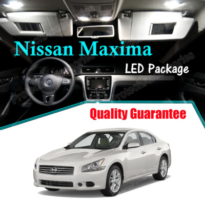 White LED Lights Interior Package Kit for 2009 - 2012 2013 2014 Nissan Maxima
