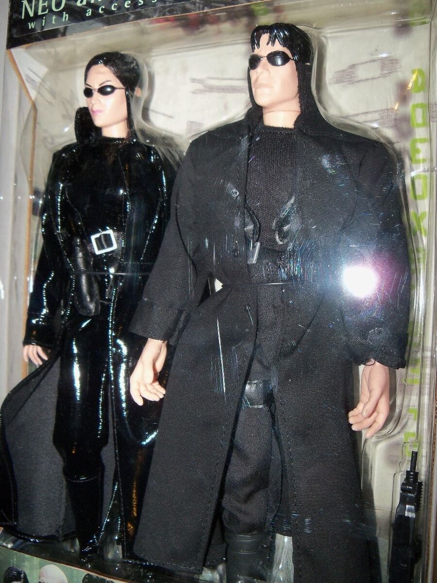 Retired 1/6 scale THE MATRIX Trilogy NEO + TRINITY 12 Retired 1/6 scale THE MATRIX Trilogy NEO + TRINITY 12