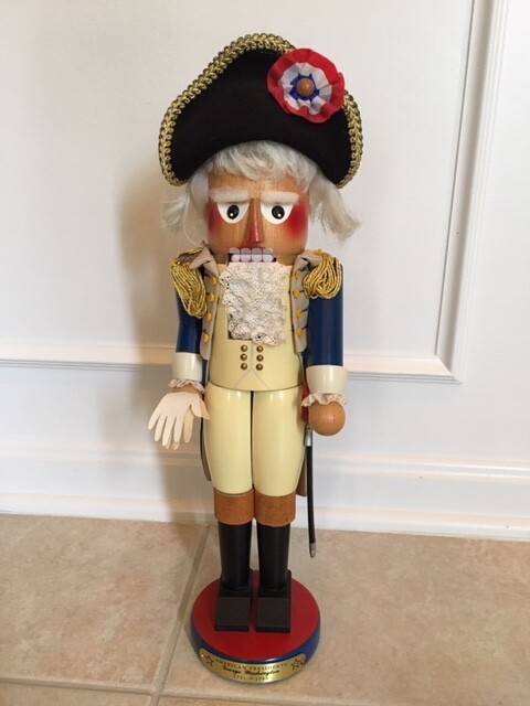 STEINBACH NUTCRACKER-GEORGE WASHINGTON-SIGNED BY CHRISTIAN