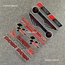 MOTORCYCLE FUEL TANK FAIRING COWL BODY BADGE HELMET EMBLEM DECAL WING STICKER