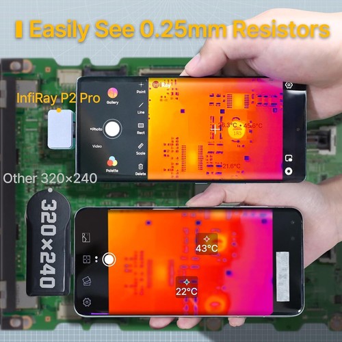 IOS / Android Infiray P2 Pro+ Official Night Vision Thermal Camera Imager - Picture 4 of 9