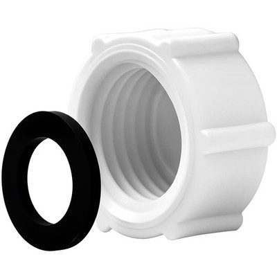 Drain Valve Cap Compatible with Intex Pools 11456 & 11385 Sand Filter White