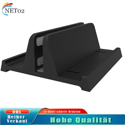 Einstellbare Vertikaler Laptop Stand Notebook Halter für Mac Book / Pro Laptops