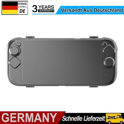Clear Protective Case Hard Shell Cover for Nintendo Switch2 (Transparent Black)