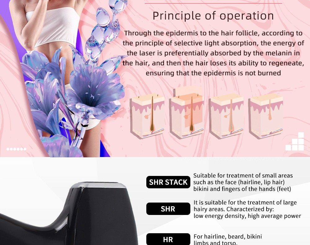 Permanent Depilation Diode Laser Hair Removal Machine Skin rejuvenation Firming