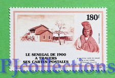 A3121-SENEGAL 1988 SENEGAL 1900 THROUGH POSTCARDS Fr. 180 MNH