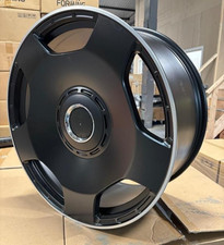 22"mas3 black polish alloy wheels for mercedes g wagon class amg 5 x130 + tyres