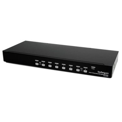 StarTech.com 8 Port 1U RackMount DVI USB KVM Switch