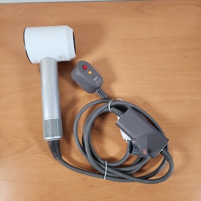 Working   Dyson Supersonic Hair Dryer HD01 - White/Silver Some Damaged READ