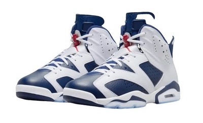 Nike Air Jordan 6 Retro Olympic Damen Sneaker Schuhe GR. 37.5 384665-164