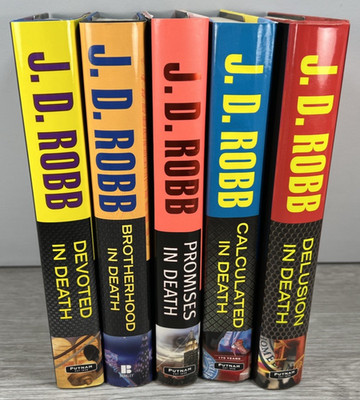 J.D. Robb (Nora Robert s) Hardcover Books In Death Series - Lot of 5 a