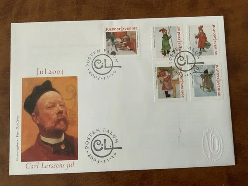 Sweden 2003 #2472,2473a-d Christmas - FDC