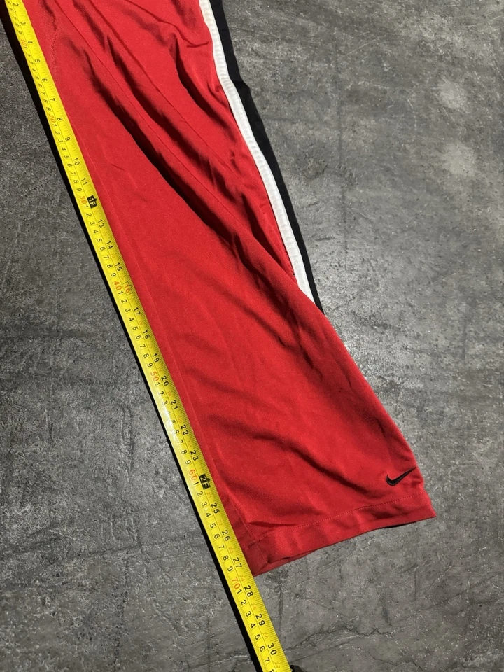 VTG 2000s Nike Jersey Loose Fit Relaxed Sweatpants Dazzle Shiny Youth 14-16  - Image 4 of 4