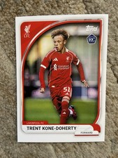 Topps 2022-23 Liverpool FC Lineage Trent Kone-Doherty #15 Rookie Soccer Card