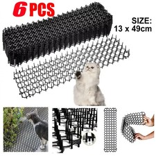 6pcs Cat Scat Mat Spike Anti-Cat Prickle Strip Deterrent Garden Repellent Animal