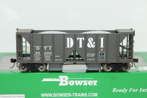 Coche tolva de lastre Bowser escala HO DTI Detroit Toledo Ironton 70 toneladas #85008 | Condition: Used