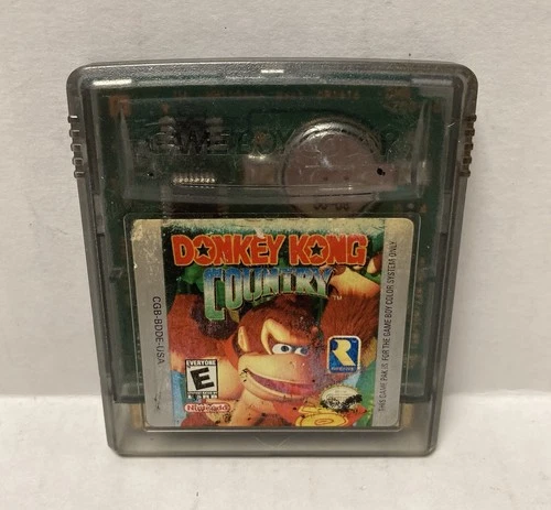 Donkey Kong Country -Nintendo Game Boy Color (2000) (CGB-BDDE-USA) Tested