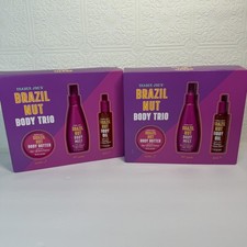 2- Trader Joe's Brazil Nut Body Butter Trio NEW RARE Cream Mist Oil 3 Pack